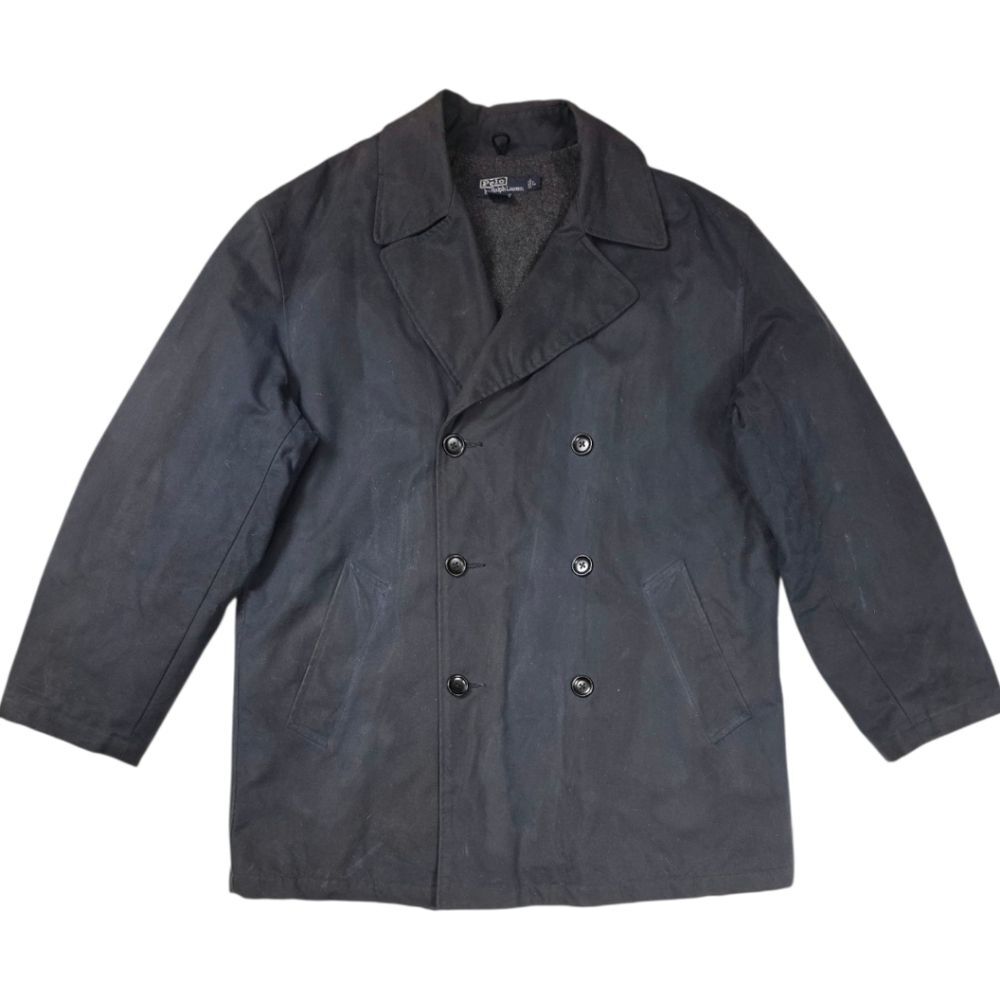 VINTAGE POLO RALPH LAUREN WOOL LINED WAXED JACKET